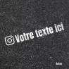 Sticker diecut personnalisé – Texte, couleur, taille, police, logo au choix | Made in France