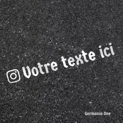Sticker diecut personnalisé – Texte, couleur, taille, police, logo au choix | Made in France