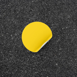 Sticker diecut personnalisé – Texte, couleur, taille, police, logo au choix | Made in France