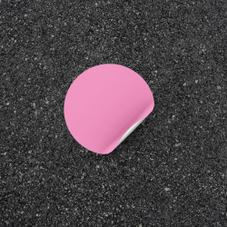 Sticker diecut personnalisé – Texte, couleur, taille, police, logo au choix | Made in France